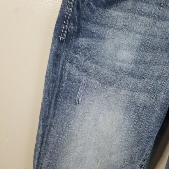 True Luck Jeans size 13/14 Mid Rise Boot Cut Bling - Picture 9 of 14